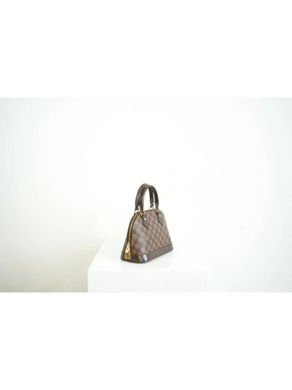 Louis Vuitton Damier Ebene Canvas Alma BB W/Strap